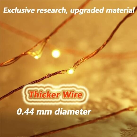 165Ft Ultra Long 500 LEDs String Lights Plug in, with Switch/Timer, Waterproof - Picture 4 of 7